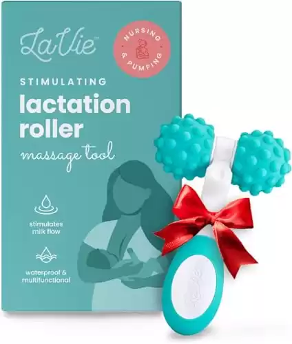 LaVie 5-in-1 Lactation Massager Roller. Manual Massage Roller. Breastfeeding Tool to Improve Milk Flow, Discomfort, Breast Massage, Medical Grade