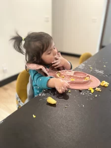 SELF FEEDING 8 month old activities